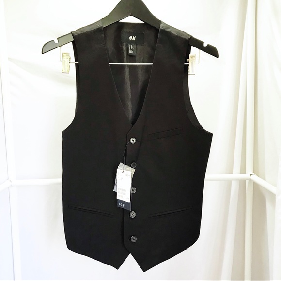 H&M Other - NWT- H&M Black Mens Vest Sz 36R